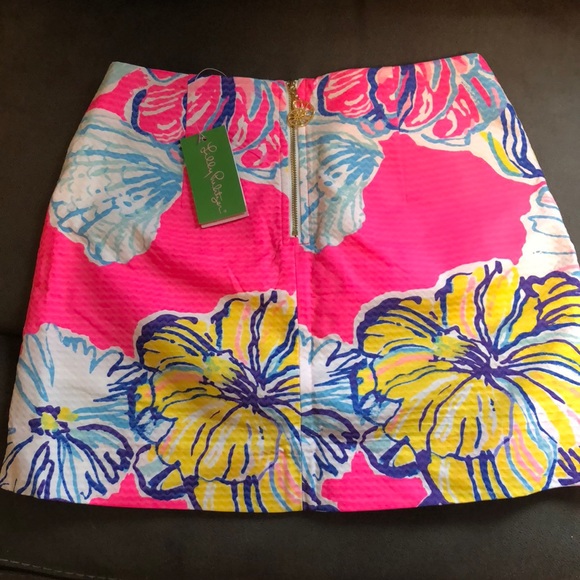 NWT Lilly Pulitzer Marigold skirt Swept by Tides 0 - Picture 2 of 3